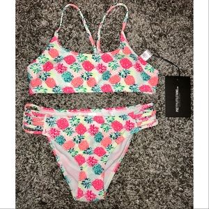 NWT Pretty Little Thing Pineapple Bathing Suit